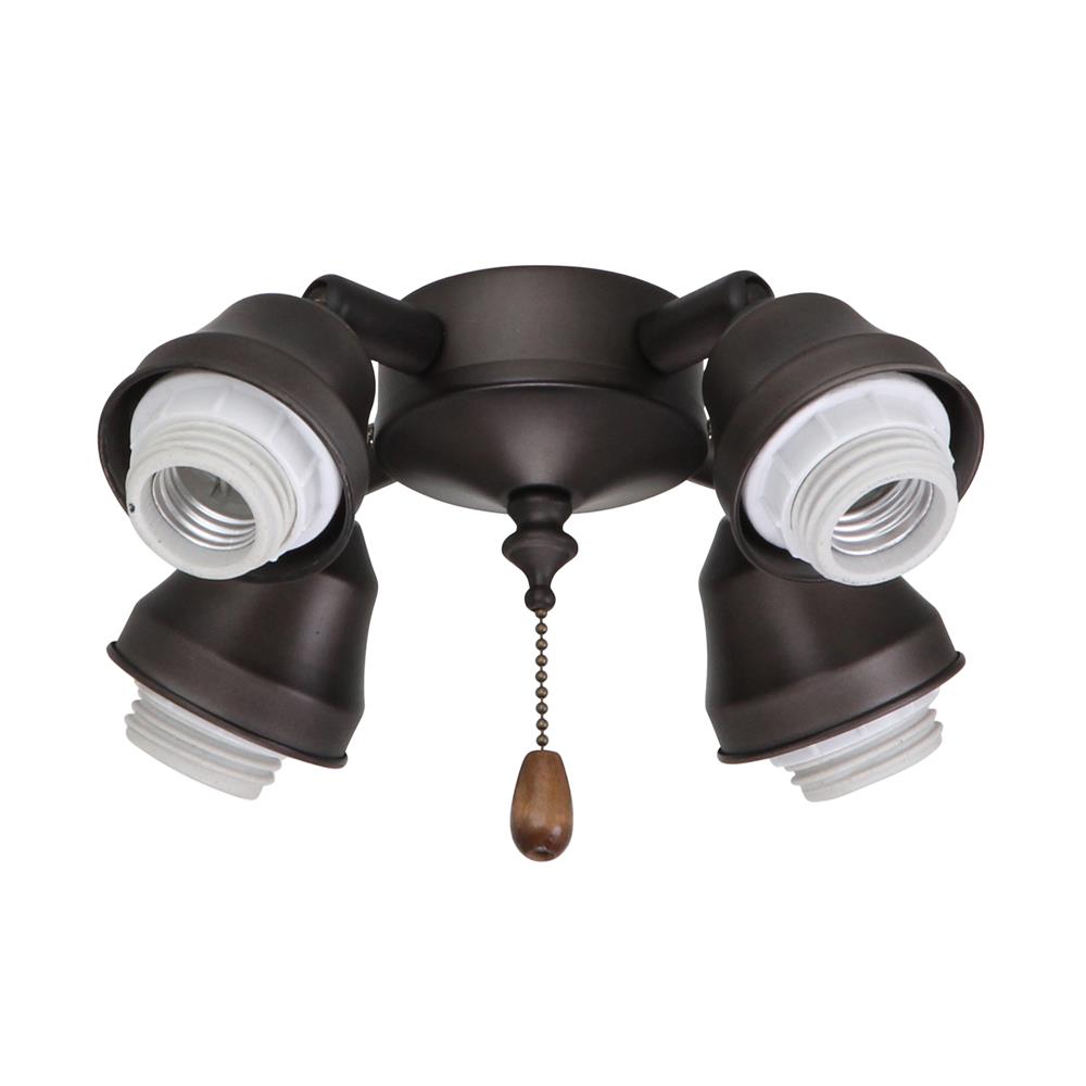 Emerson CFFC4ORB 4-Light LED Contemporary Adjustable Ceiling Fan Fitter in Oil Rubbed Bronze